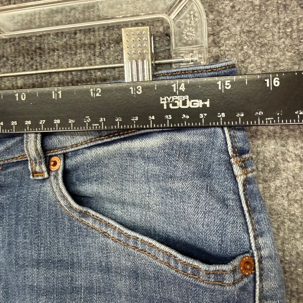 DU/ER Performance Jeans Men 27x28 (30x27) Blue Slim Fit Coolmax Stretch WFLR5001